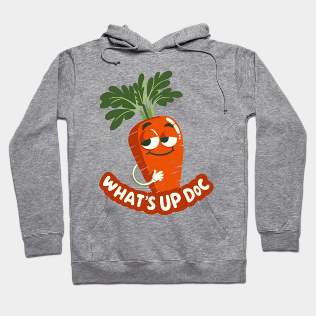 What's Up Doc: Playful Carrot Charm Hoodie by SimplyIdeas